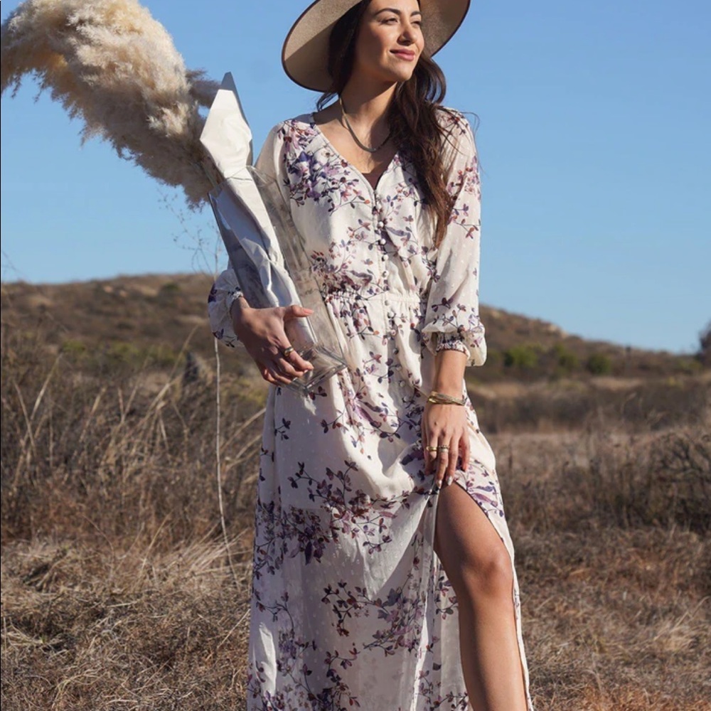 ISO: Harvest moon vanilla plum maxi dress